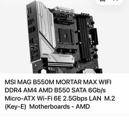 MSI MAG B550M MORTAR MAX WIFI