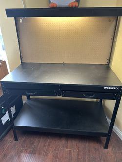 Workpro multi purpose 48in workbench with work light deals