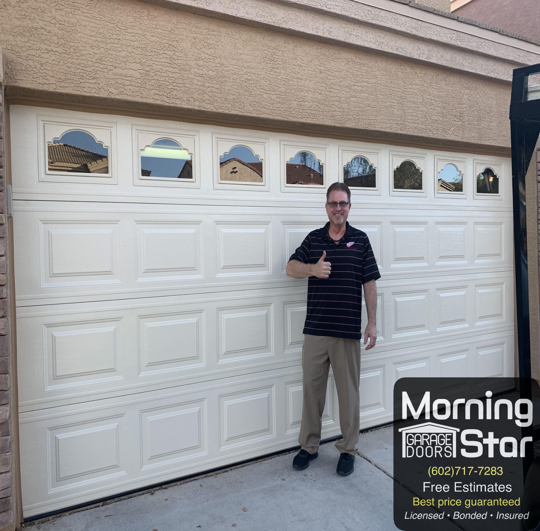 Short-Panel Design Garage Doors