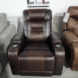 Big Sale | Dark Brown Composer Power Recliner | Sameday Delivery 🚚