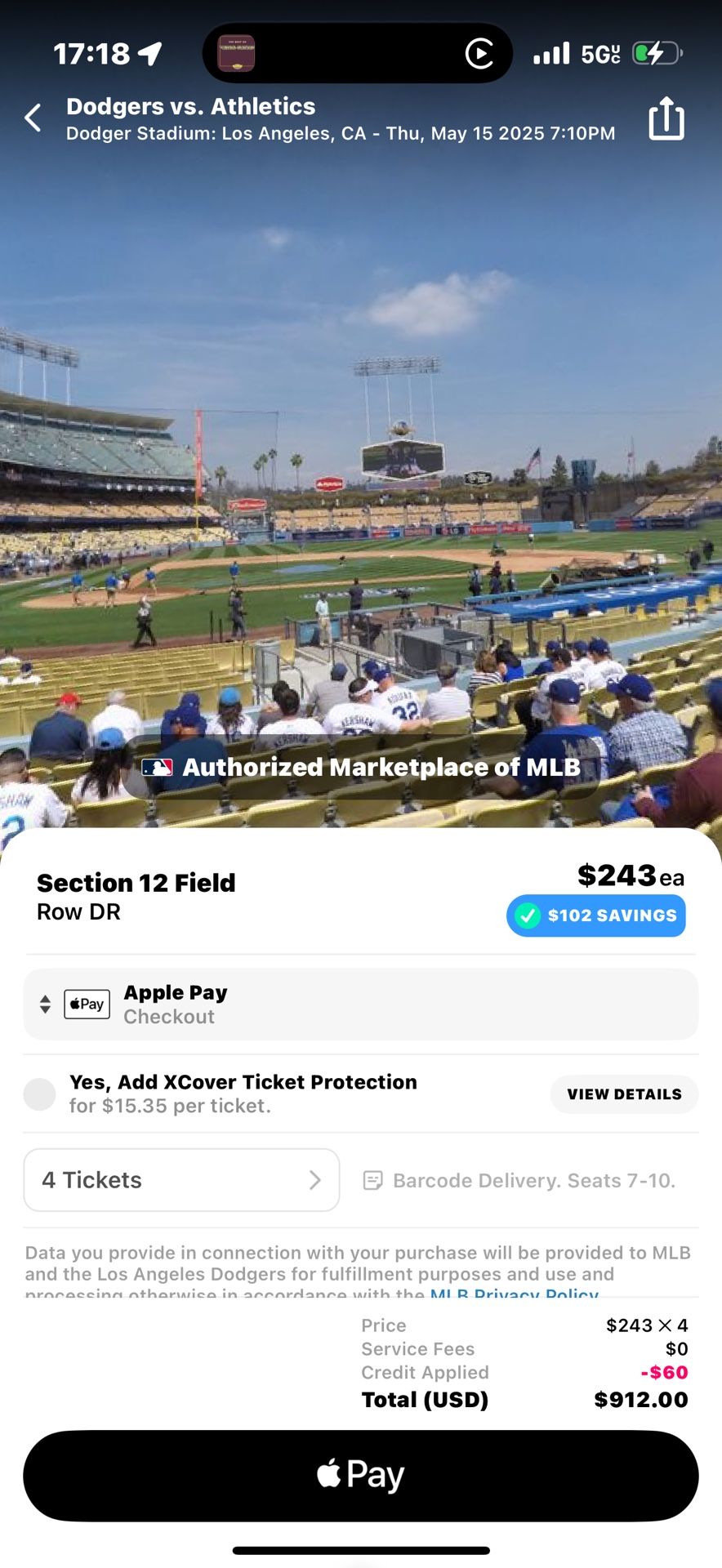 Dodger Tickets Ohtani Bobblehead