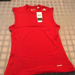 Men’s Large Adidas Tech fit Compression Shirt New 