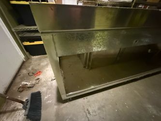 commercial restaurant-grade stainless-steel equipment