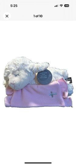 Demdaco Lamb Sheep Plush “Lay Me Down To Sleep” Talking Stuffed Lovey Toy Gift