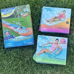 Summer Loungers And Slides 