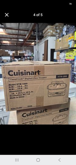 Cuisinart 5.2-Quart 1 -Tier Programmable Food Steamer ( Stainless steel )