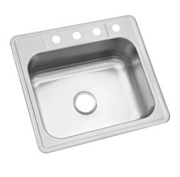 Glacier Bay 20-Gauge Single Bowl Kitchen Sink 