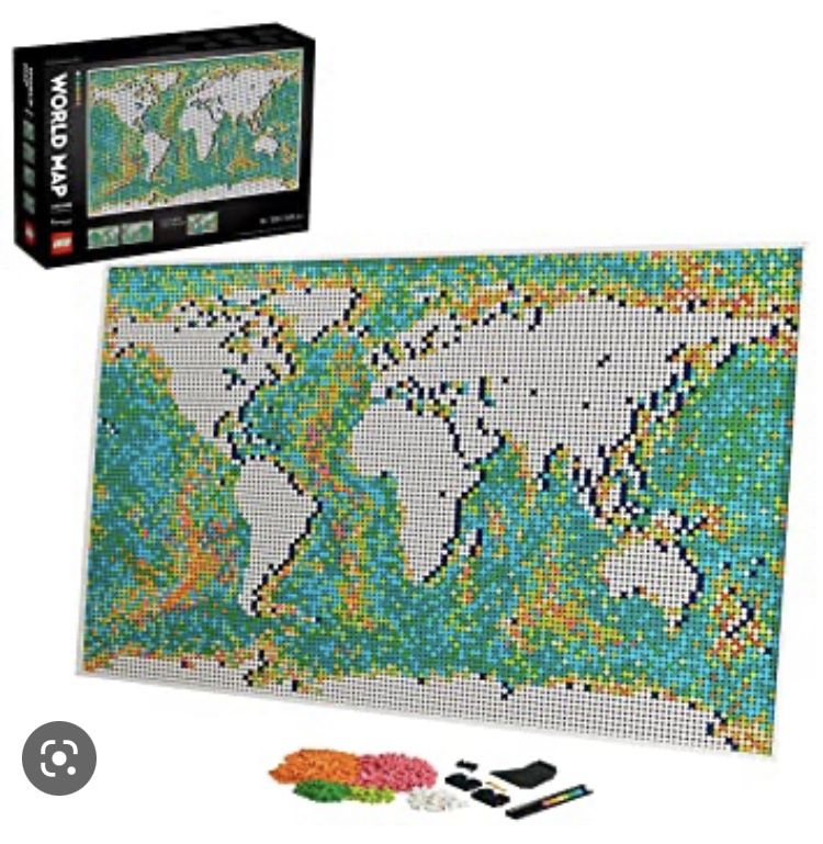 Brand New Unopened Lego Map 11000 Piece Set