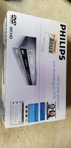 Philips DVD VCR combo