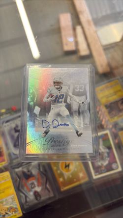 Derius Davis Los Angeles, Chargers signed card