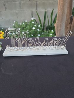 Blessed sign