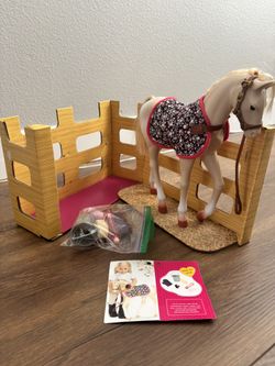 Our Generation Palomino Horse with accessories
