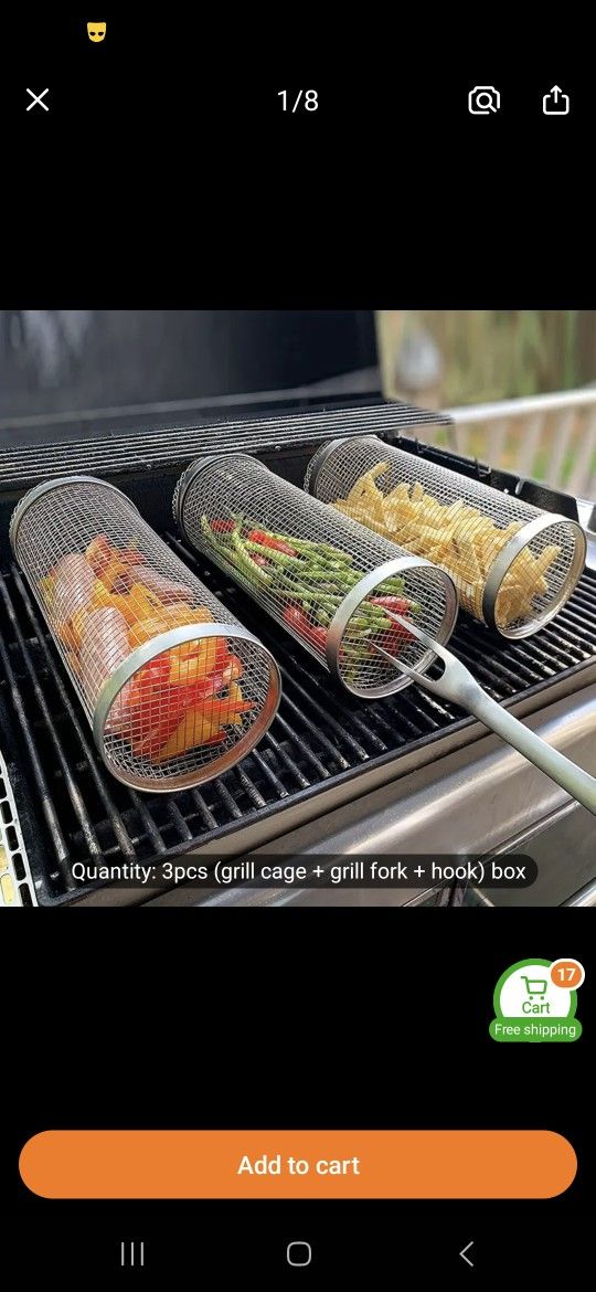 Bar Q Grill Cages