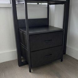 Night stand with charging station / LED lights