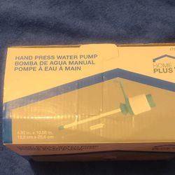 Hand Press Water Pump 