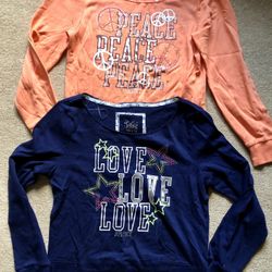Girls Justices Sweatshirts Lot Sizes 20