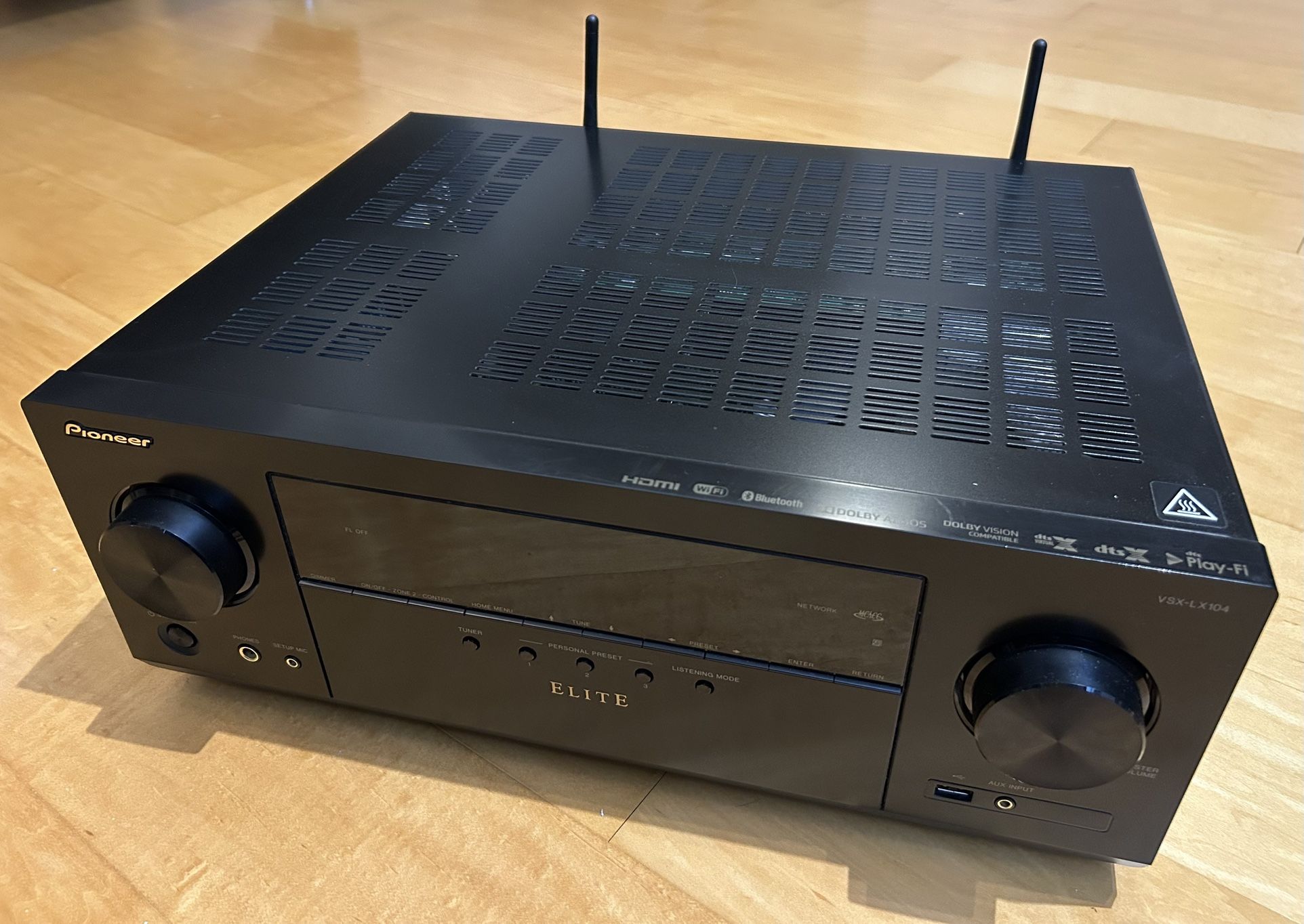 Pioneer VSX-LX104 AirPlay 2 Bluetooth, WiFi, Atmos 4K Receiver