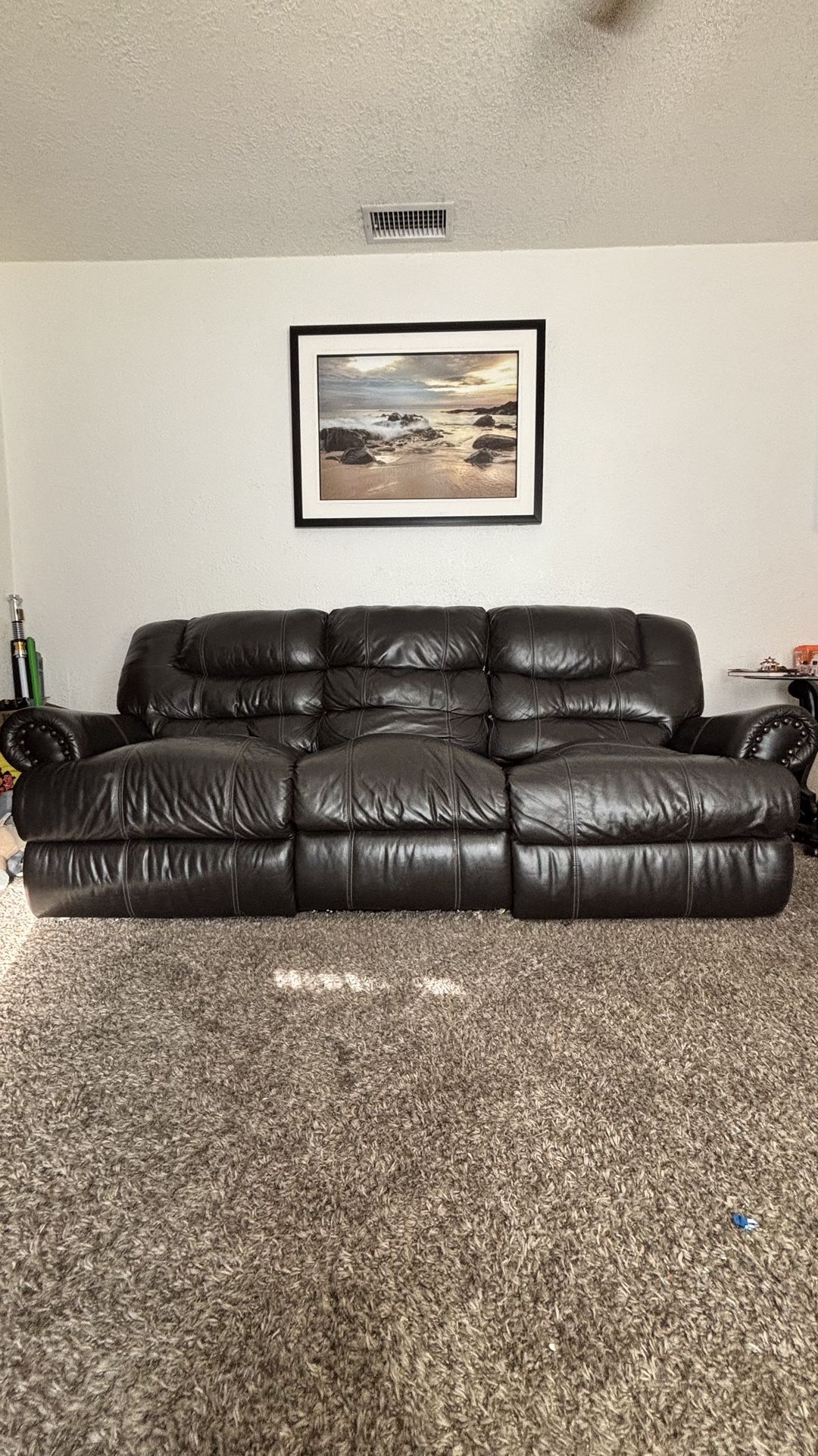 Free Set Of Leather Sofas