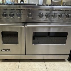 Viking 48” Dual Fuel Range VDSC5486GSS Stainless Steel 