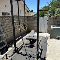 Pull-up Squat Rack Dip Station