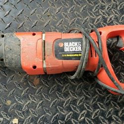 Back And Decker Reciprocating Saw
