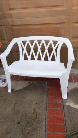 Bench plastic   Size 45” wide (for 2 seaters)