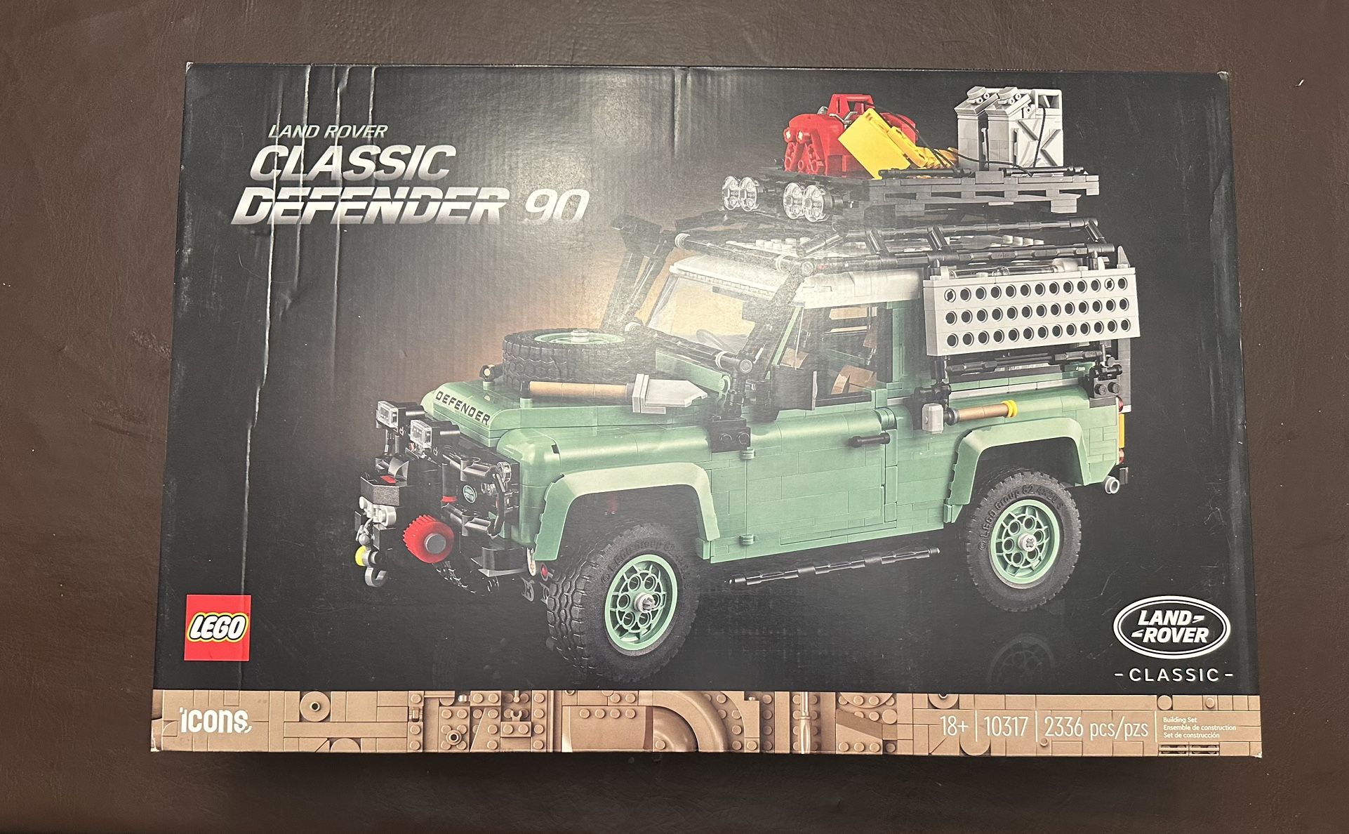 LEGO Icons Building Lego 10317 Land Rover Classic Defender 90 2336 Pcs Sealed