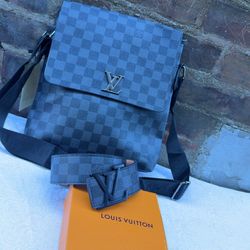 Messenger bag and belt combo