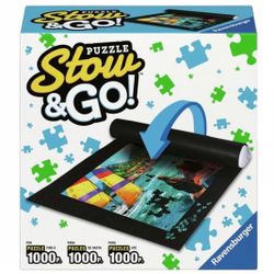 Ravensburger Stow & Go Puzzle Storage or Assemble Up To 1000pc 39x22in Mat Tube
