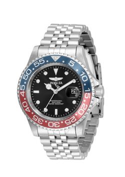 INVICTA Pro Diver Quartz Black Dial Pepsi Bezel Watch