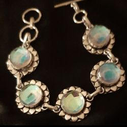 💞Beautiful! Rainbow Fire Topaz Bracelet 