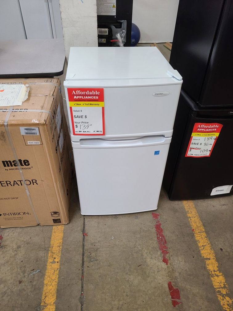 Brand new mini fridge with separate freezer area #13