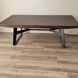Brown coffee table