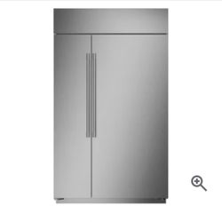 🔥 GE Monogram 48” Built-In Side-by-Side Refrigerator – Stainless Steel 🔥 📏 Model: ZISS480NNBSS ✨ Condition: Excellent / Fully 