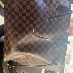 Louis Vuitton Large DamirEbene Neverfull Gm Tote Bag