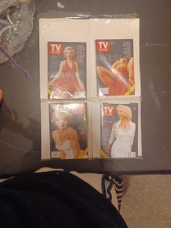 2001 Marilyn Monroe. Collector's covers TV guides.