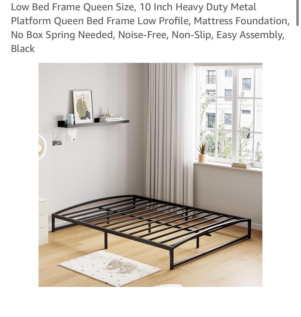 NEW Unopened 10 Inch Steel Bed Frame QUEEN