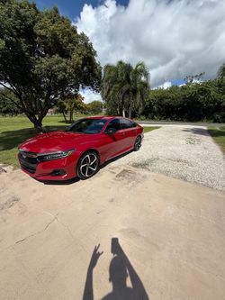 Honda Accord Sport Sedan Red