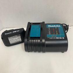 MAKITA DC18SD 18V CHARGER AND BL1820B 2.0AH BATTERY (CMP130478)