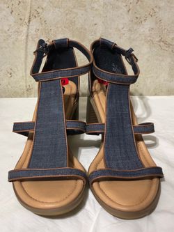 Dr. Shoal’s Denim Heel