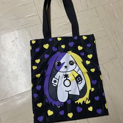 Plushie Dreadful Non-binary Bunny Tote Bag