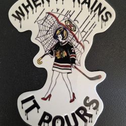 *STICKERS* Chicago Blackhawks - FREE SHIPPING - Memorabilia - Jersey - Hardhat - Skateboard