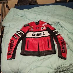 Yamaha Leather Motorcycle Jacket