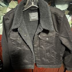 Levis Black Jean Jacket