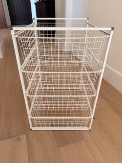 3 tier sliding basket tower