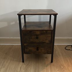 Wooden nightstand