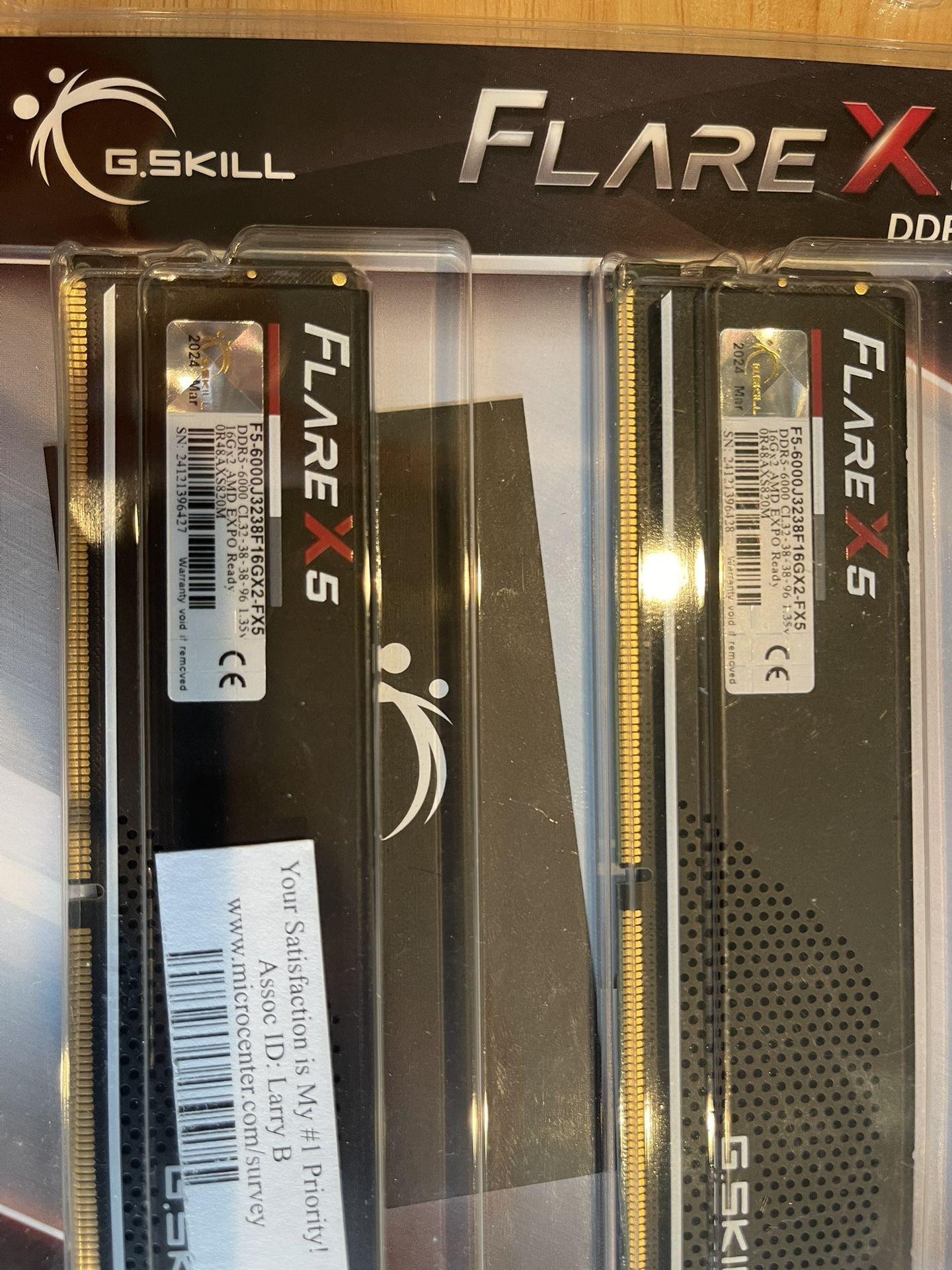 Flare DDR5 F5-6000 16x2BG RAM