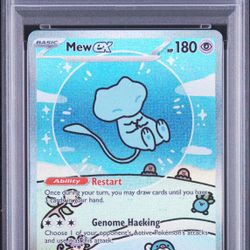 2024 POKEMON PAF EN-PALDEAN FATES #232 MEW EX SPECIAL ILLUSTRATION RARE
