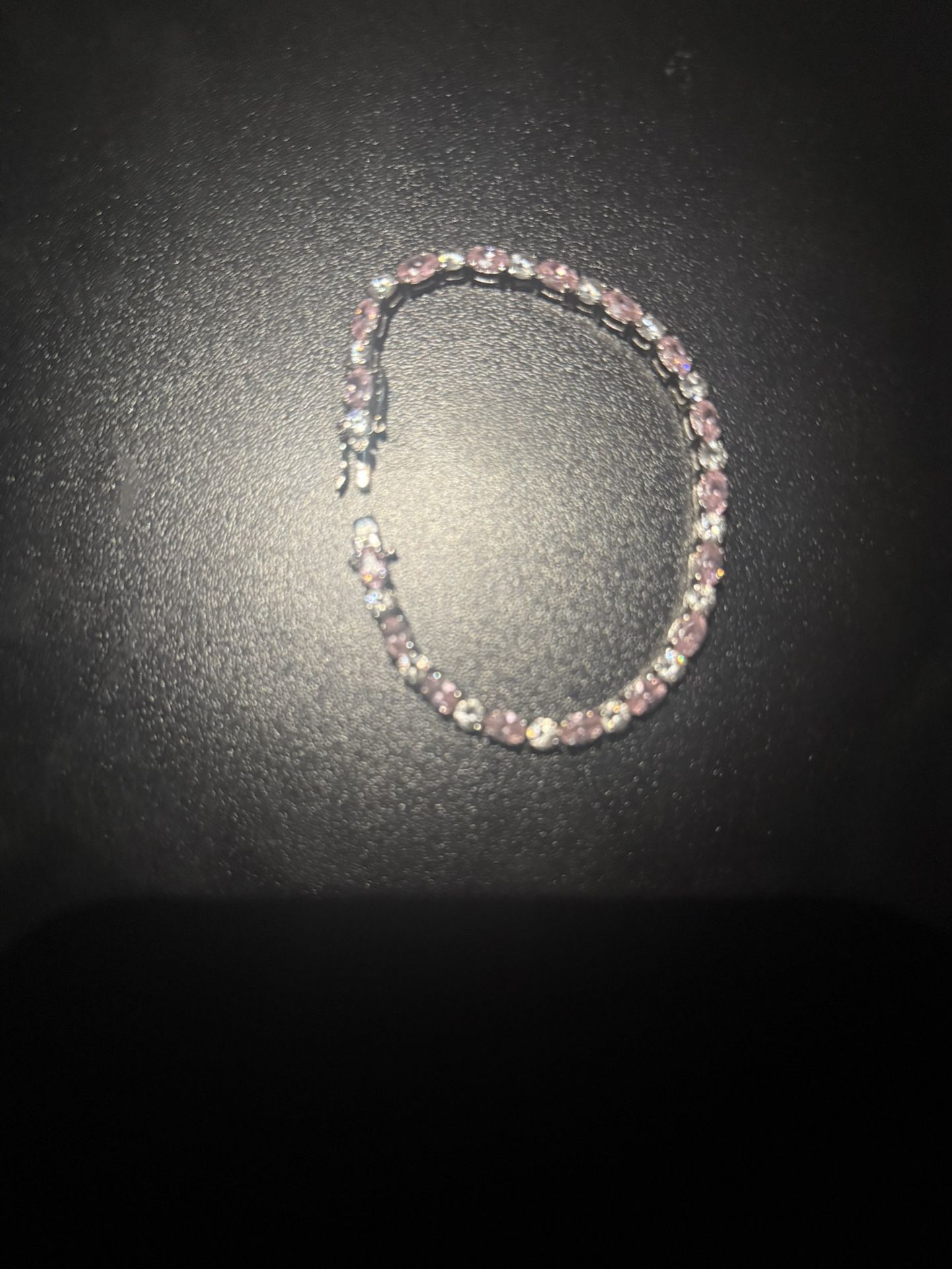 Pink Diamond Tennis Bracelet