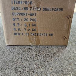 Closer Shelf And Rod Bracket